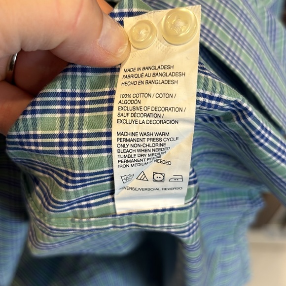 NWT mens large Izod button down shirt - Picture 5 of 5